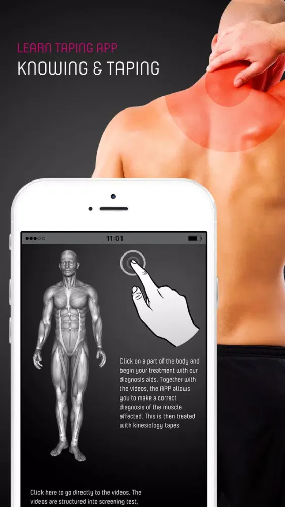 Capturas de tela do Learn Taping App
