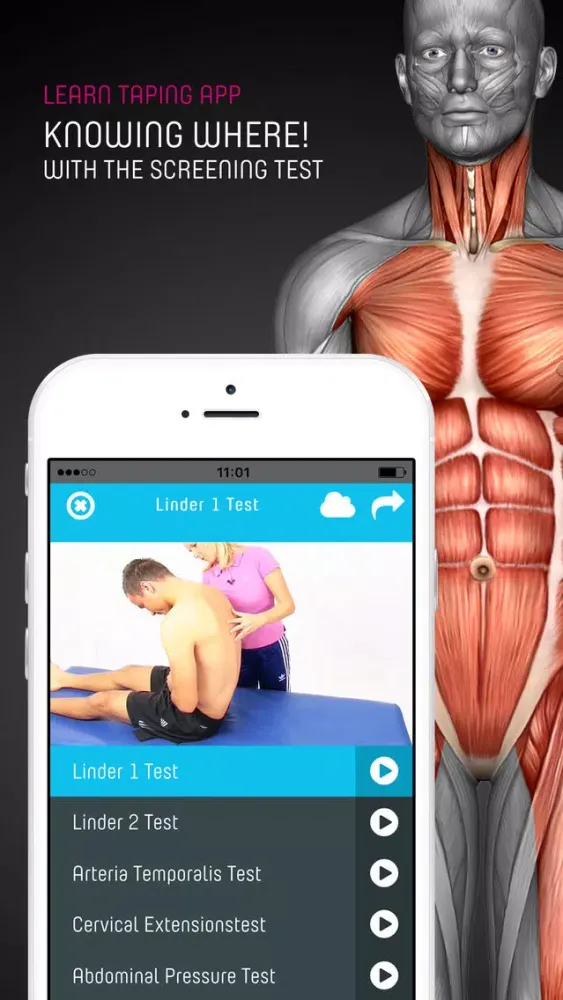 Capturas de tela do Learn Taping App