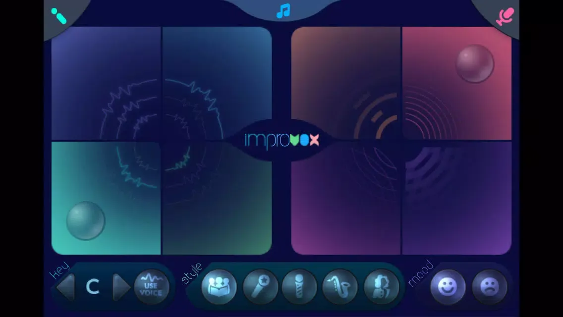Screenshot di ImproVox