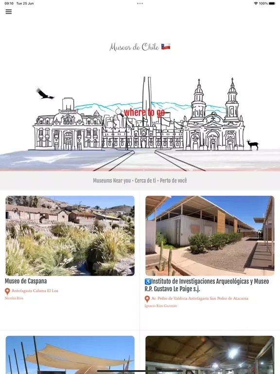 Museos de Chile iPad 应用截图