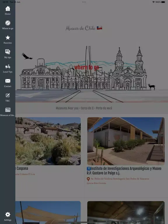 Museos de Chile iPad 应用截图