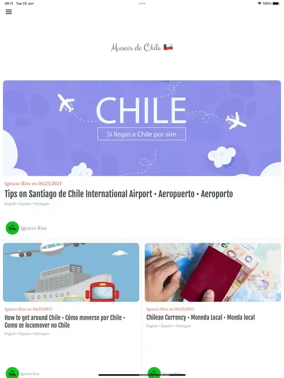 Museos de Chile iPad 应用截图
