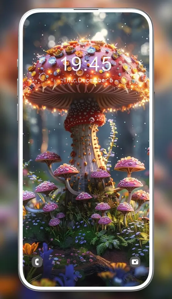 Mushroom Wallpapers HD 스크린샷
