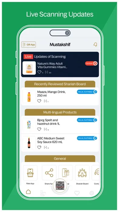 Capturas de pantalla de Mustakshif: Halal Food Scanner