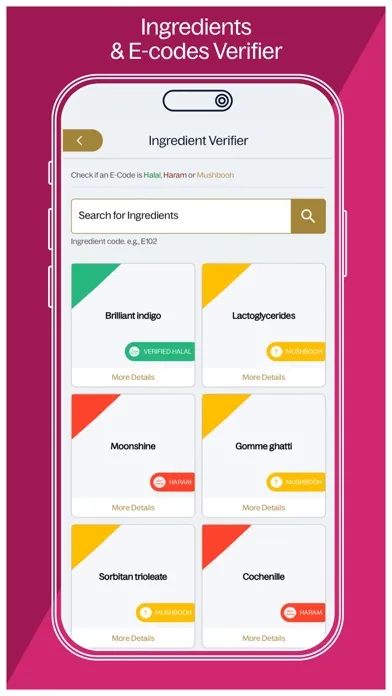 Capturas de pantalla de Mustakshif: Halal Food Scanner