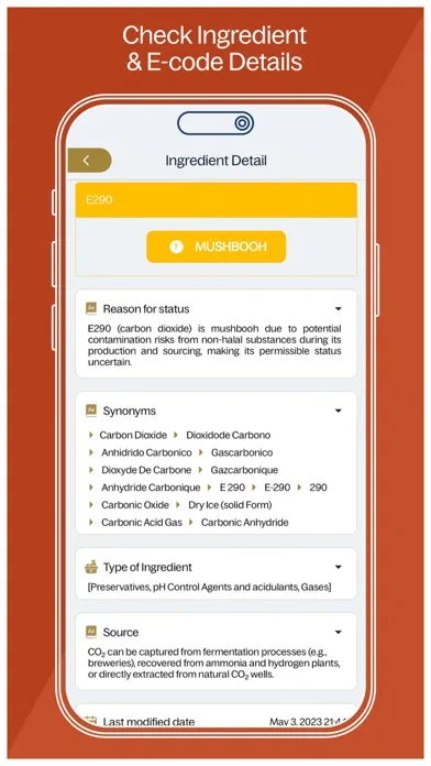 Capturas de pantalla de Mustakshif: Halal Food Scanner