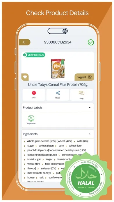 Capturas de pantalla de Mustakshif: Halal Food Scanner