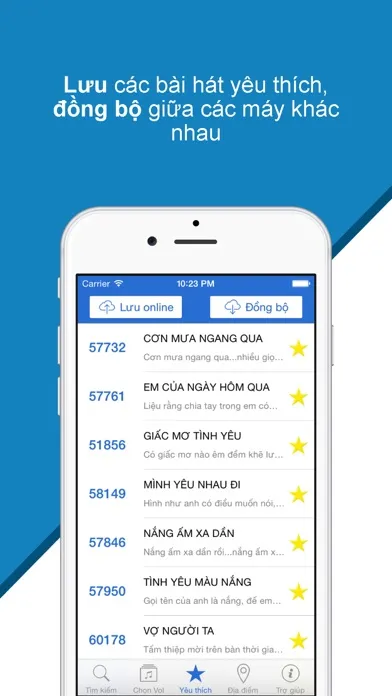 Karaoke Mobile - Tìm mã số bài hát 5, 6 số karaoke Arirang, MusicCore スクリーンショット