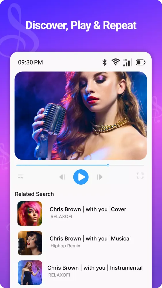 Capturas de tela do Music Recognition - Find Songs