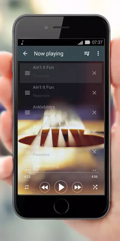 Ảnh chụp màn hình của Breakout Music Player