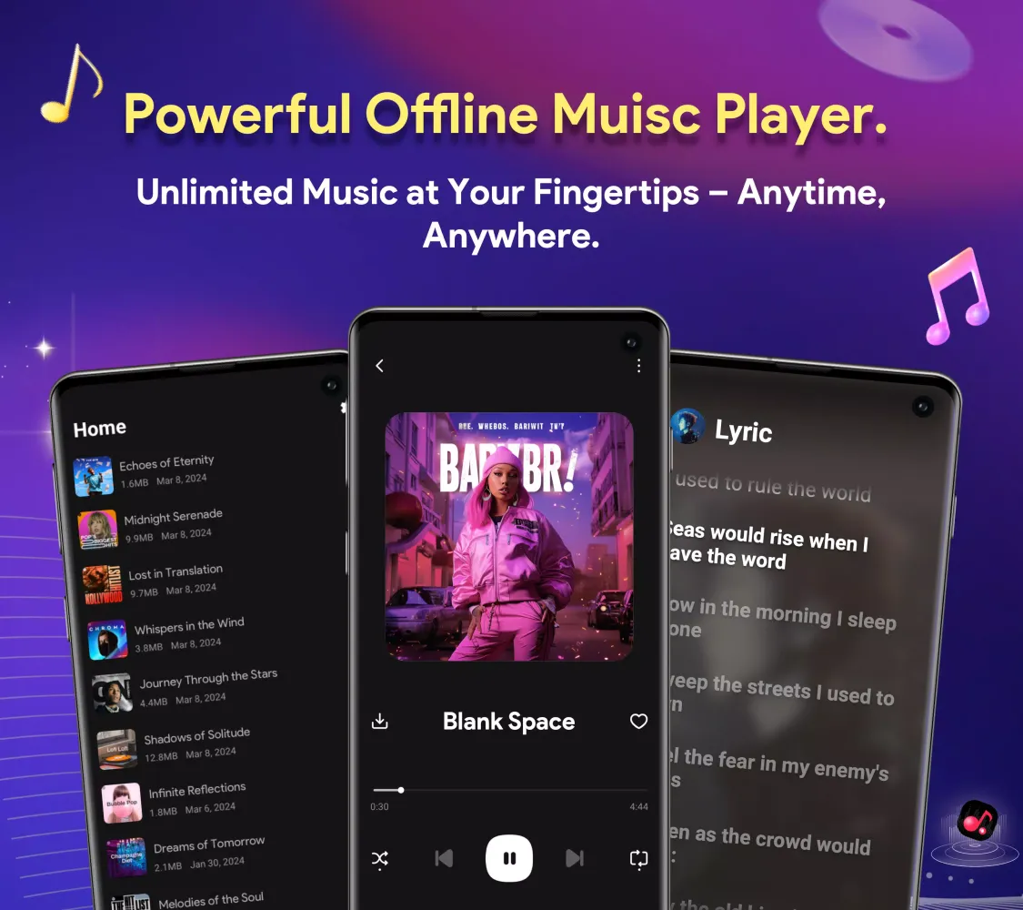 Captures d'écran de Music Player: MP3 Downloader