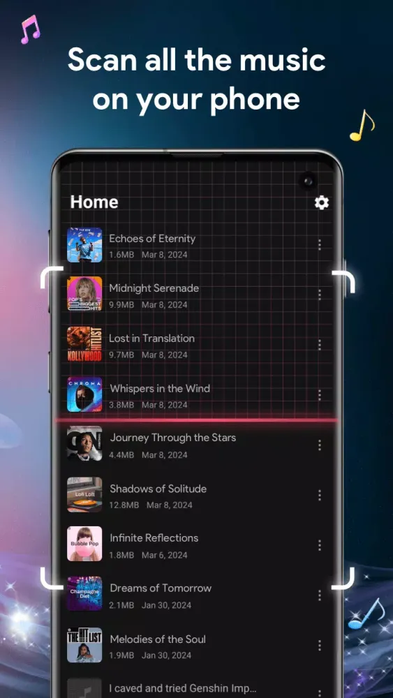 Captures d'écran de Music Player: MP3 Downloader