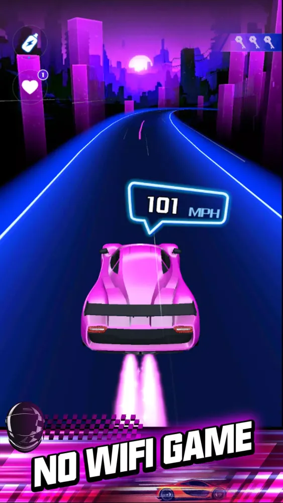 Capturas de tela do Rhythm Racer