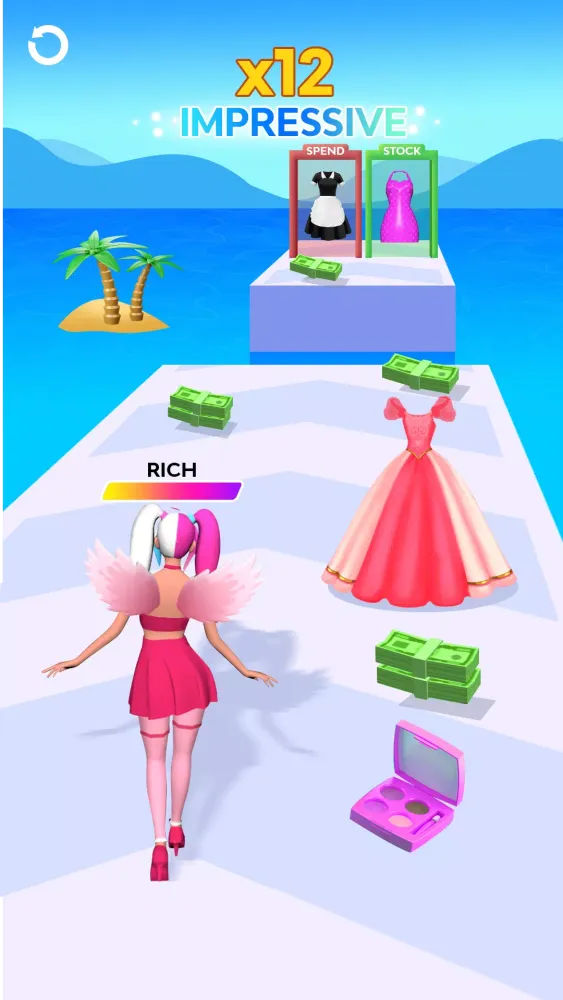 Zrzuty ekranu Money Rush: Music Race 3D