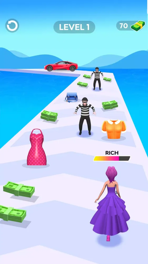 Zrzuty ekranu Money Rush: Music Race 3D