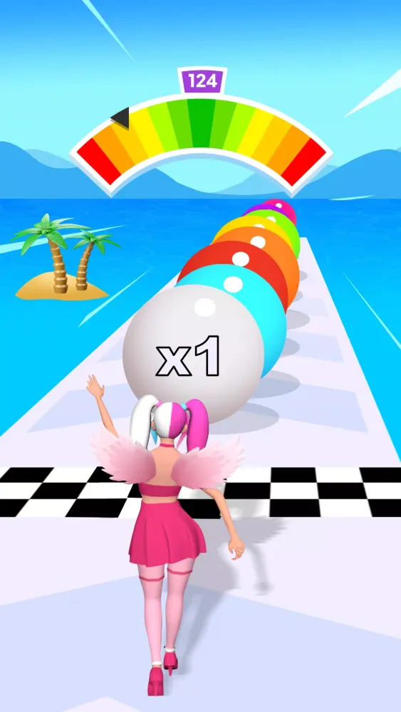 Zrzuty ekranu Money Rush: Music Race 3D
