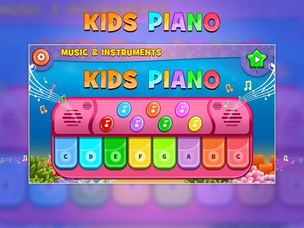 Скриншоты Piano Kids Game iPad 