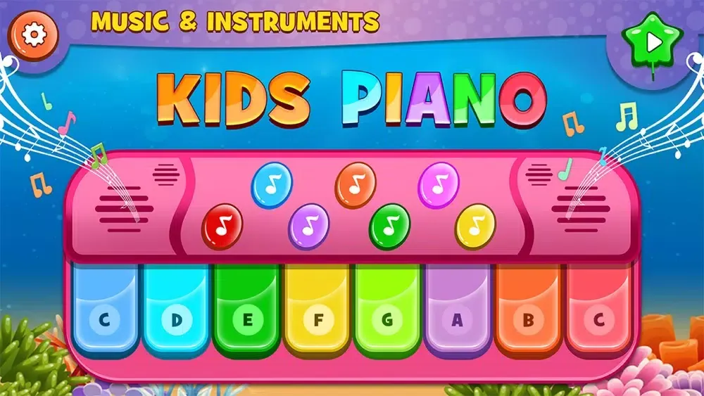 Скриншоты Piano Kids Game