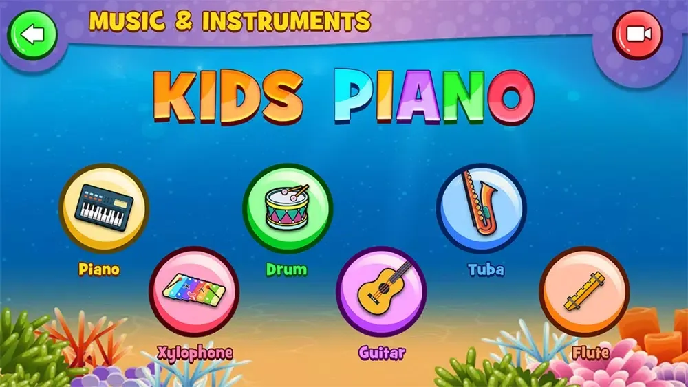 Скриншоты Piano Kids Game