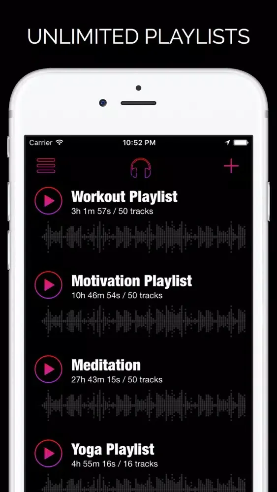 Tangkapan layar Listen and Chill: Music Unlimited