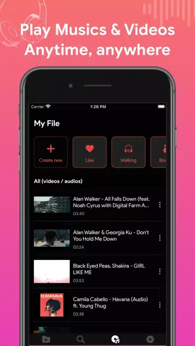 Captures d'écran de Snap Offline Video Tube Player