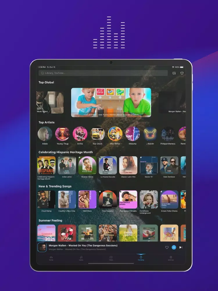 Zrzuty ekranu Musi - Music Podcast Streaming iPad 
