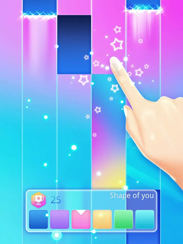 Capturas de pantalla de Piano White Go! iPad 