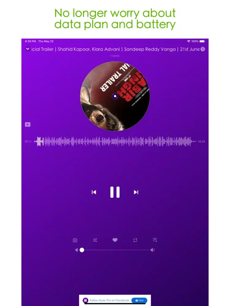 Music Pro - Music and podcasts iPad  स्क्रीनशॉट