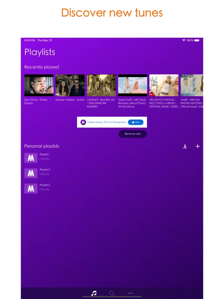 Music Pro - Music and podcasts iPad  स्क्रीनशॉट