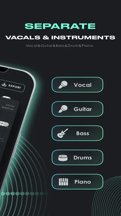 Screenshot di Music Remover: Audio Separator
