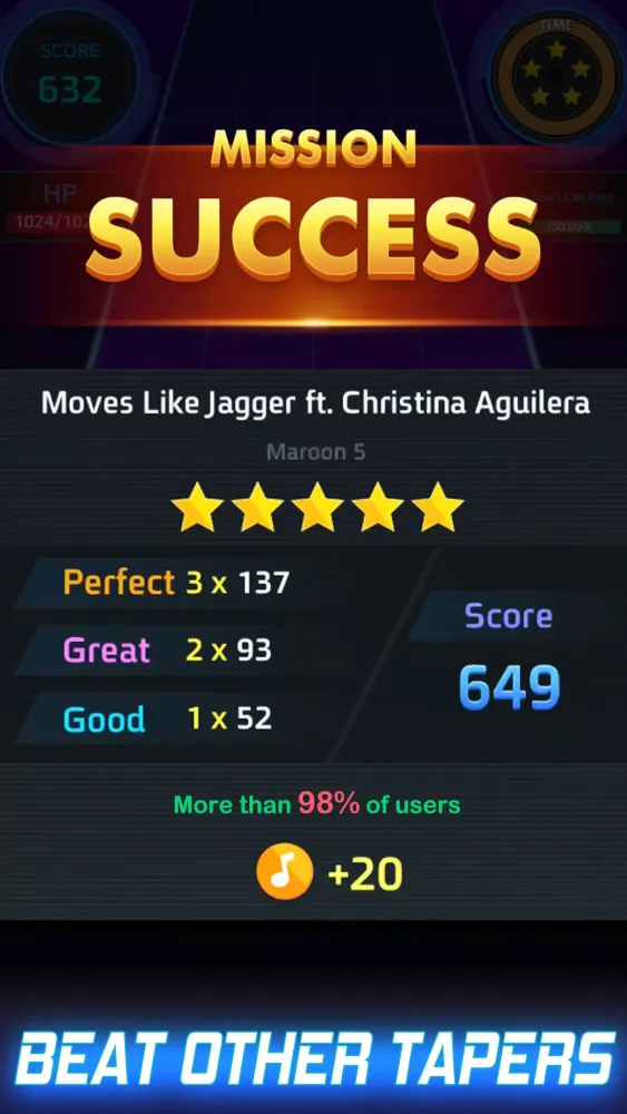 Tap Tap Music-Pop Songs Screenshots