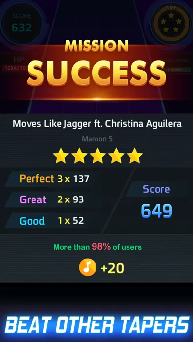 Tap Tap Music-Pop Songs应用截图