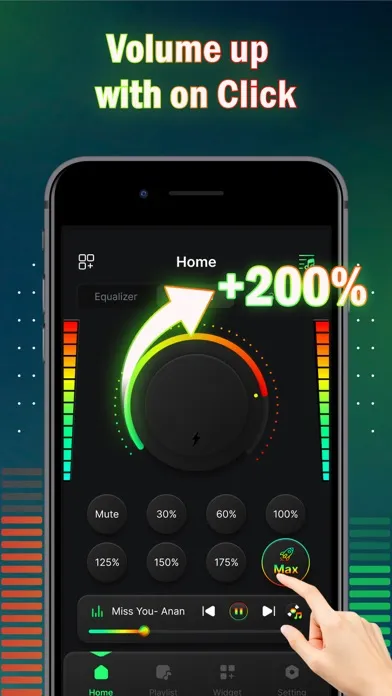 Zrzuty ekranu Volume Booster - EQ Amplifier
