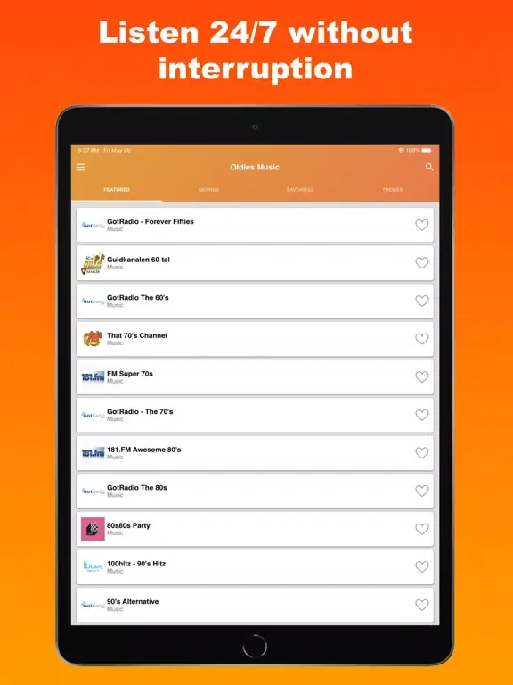 60s 70s 80s 90s 00s Music iPad Screenshots