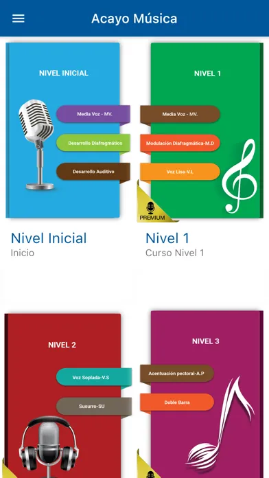 Ảnh chụp màn hình của Clases de Canto By Acayo Music