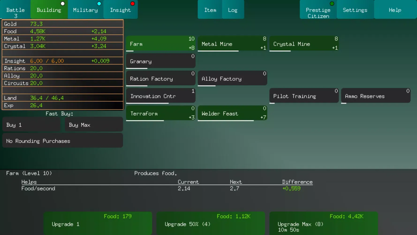 Idle Armada Demo スクリーンショット