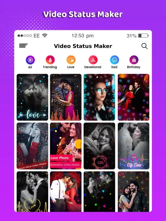 Capturas de pantalla de Master - Video Status Maker iPad 