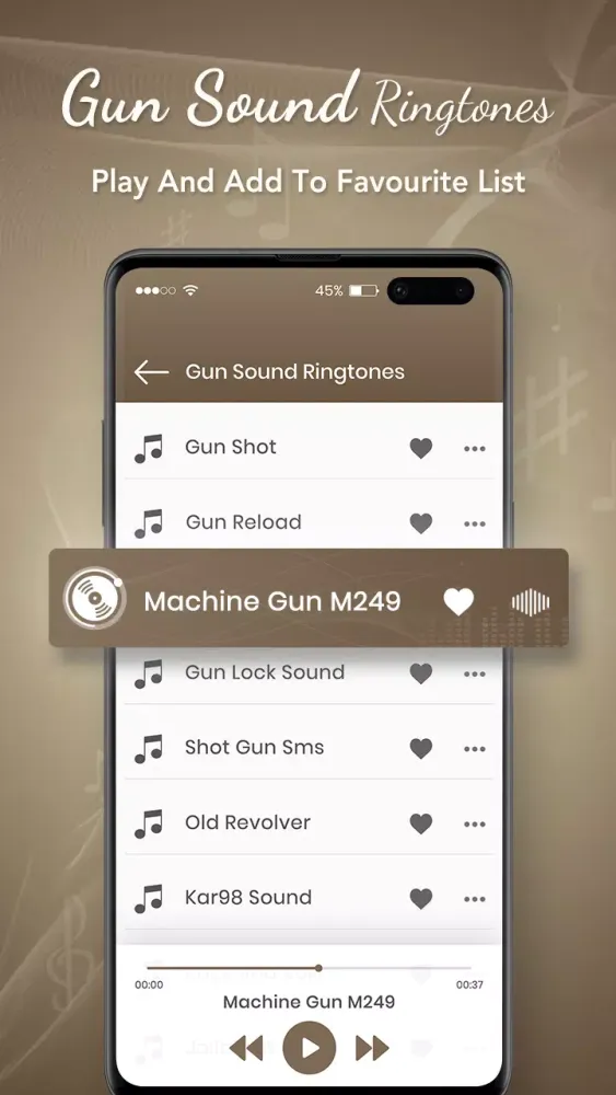 Gun Sound Ringtone Screenshots