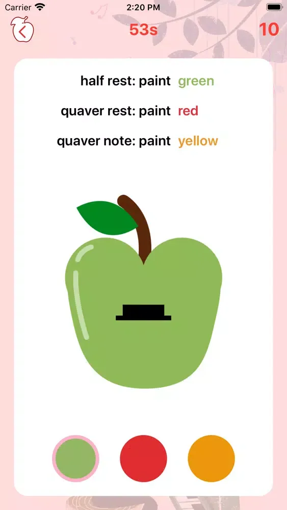Zrzuty ekranu Musical Notes With Apple