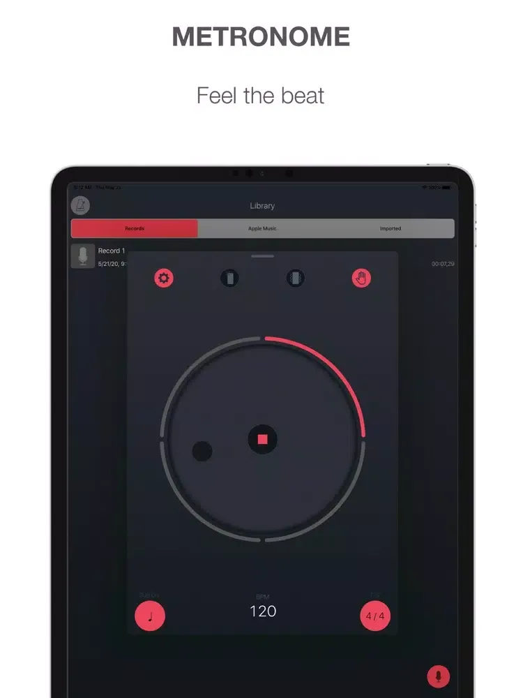 Capturas de pantalla de Musician Player iPad 
