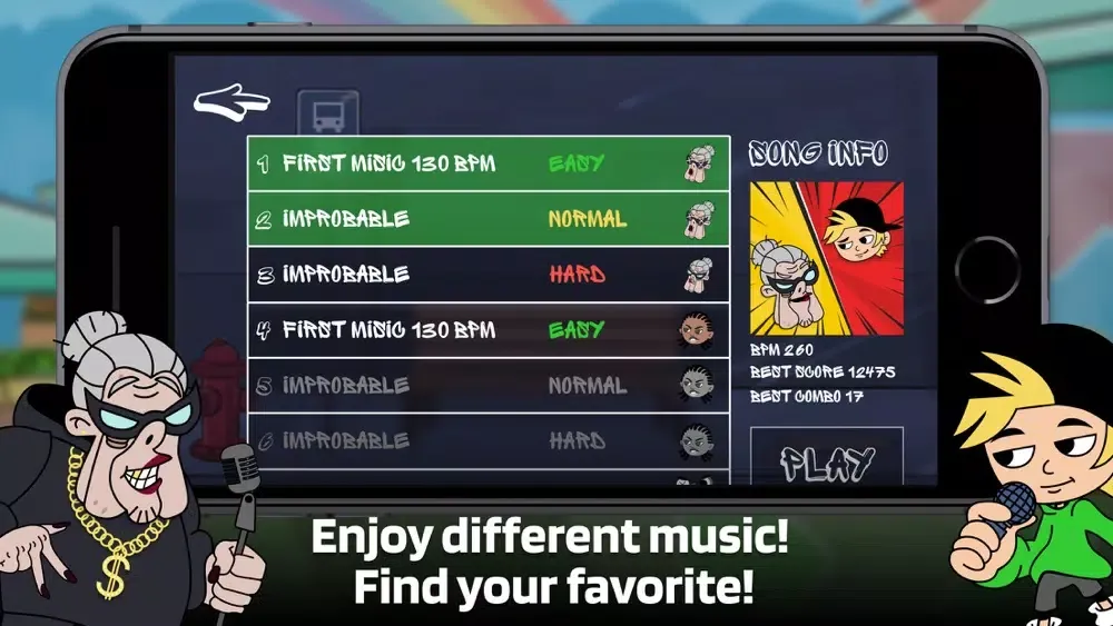 ภาพหน้าจอของ Friday Music Battle Ultimate