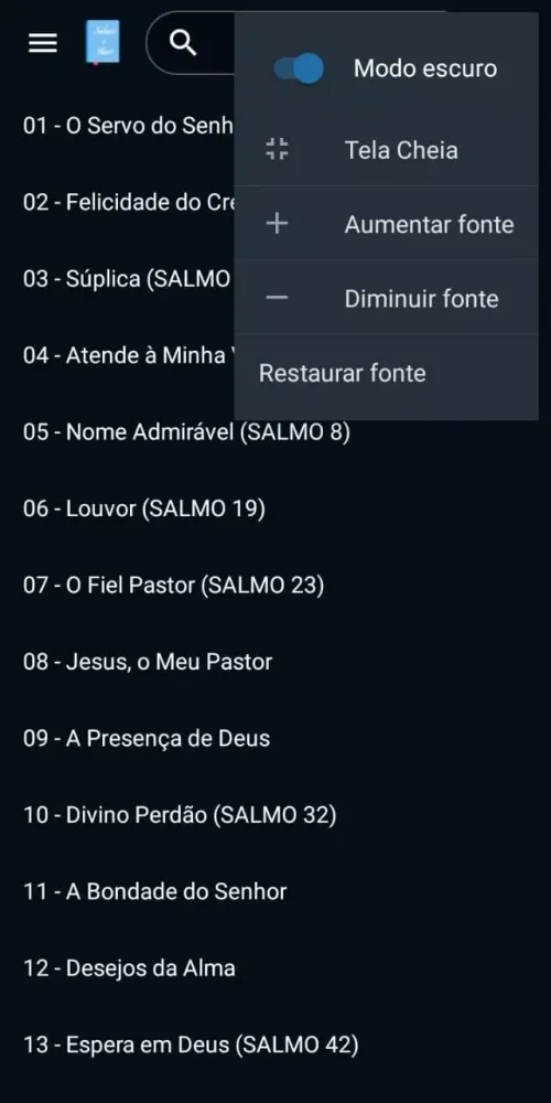 Salmos e Hinos Screenshots