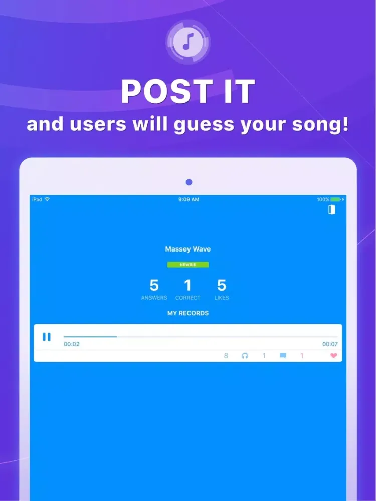 Guess the Tune: Name the Song iPad 应用截图