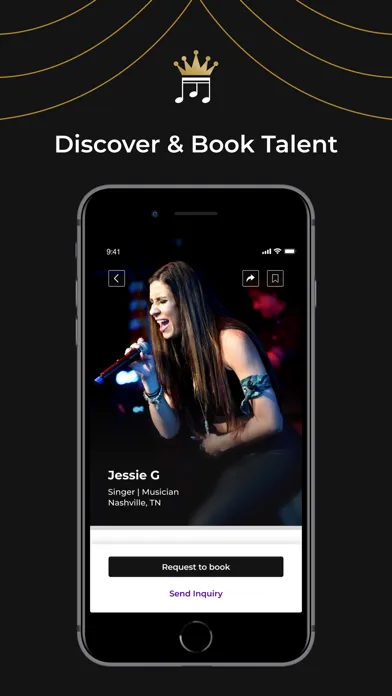MusicCred - Book, Look & More应用截图