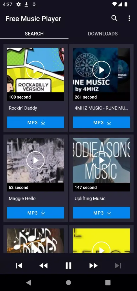 Mp3 Player & Music Downloader स्क्रीनशॉट