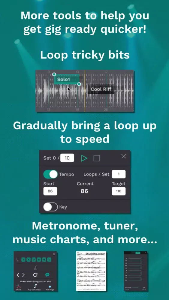 ภาพหน้าจอของ Music Tempo Slow Down