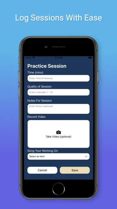 Music Practice: Log & Track स्क्रीनशॉट