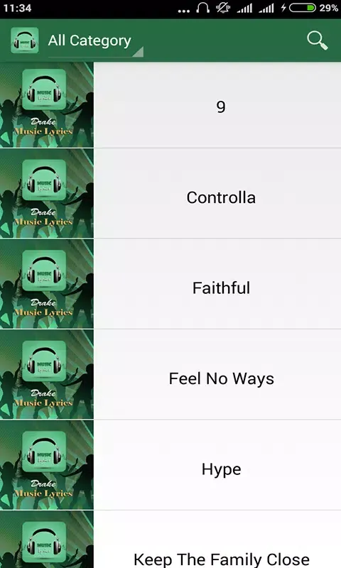 Zrzuty ekranu Drake One Dance Lyrics