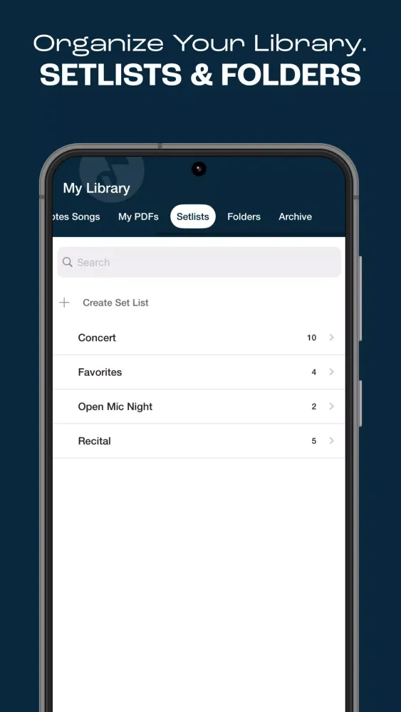 Zrzuty ekranu Musicnotes