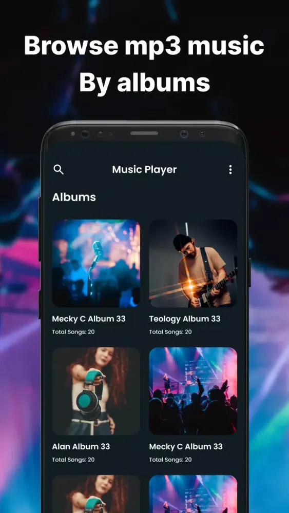 Ảnh chụp màn hình của Music Player